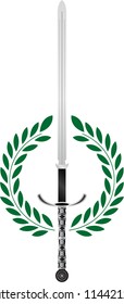 glory of medieval. vector illustration