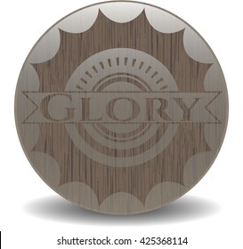 Glory retro wood emblem