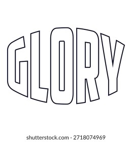 Glory text, elegant and golden text effect style