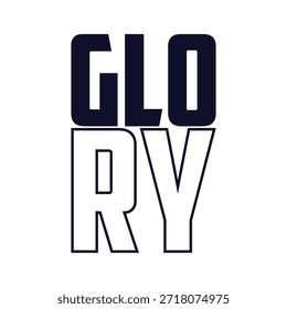 Glory Text, eleganter und goldener Texteffekt Stil