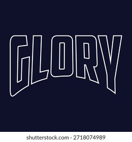 Glory Text, eleganter und goldener Texteffekt Stil