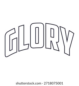 Glory Text, eleganter und goldener Texteffekt Stil