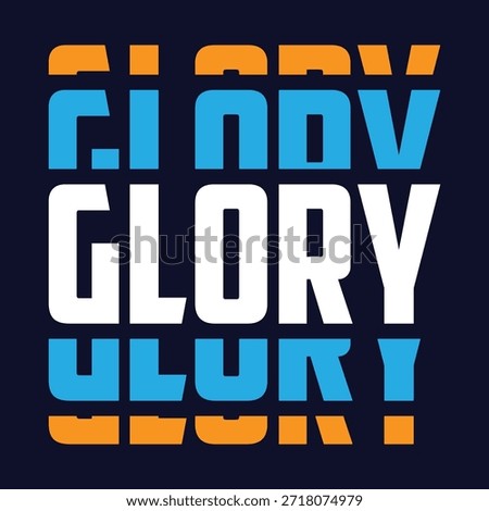 Glory text, elegant and golden text effect style