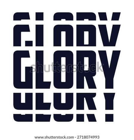 Glory text, elegant and golden text effect style