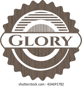 Glory wooden emblem