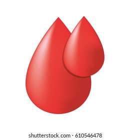 gloss drop blood donation vector illustration eps 10