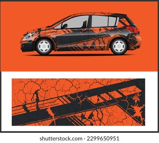Diseño de ajuste de coche Vinyl brillante
