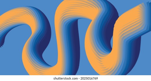 Glossy Abstract 3d Fluid Background
