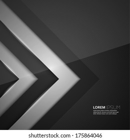 Glossy abstract background with stripes