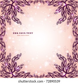 glossy abstract background violet banner