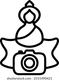 Glossy abstract digital art of Lakshmi idol for Dhanteras concept as Camera movement Zoom into the glossy digital art of a Lakshmi idol. Scene Abstract vibrant background. Detail G