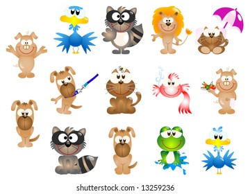 Glossy animal icons - Part 3 (vector)