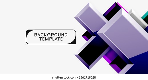 Glossy arrows background, vector illustration