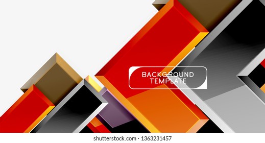 Fondo de las flechas brillante, ilustración vectorial