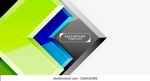 Fondo de las flechas brillante, ilustración vectorial