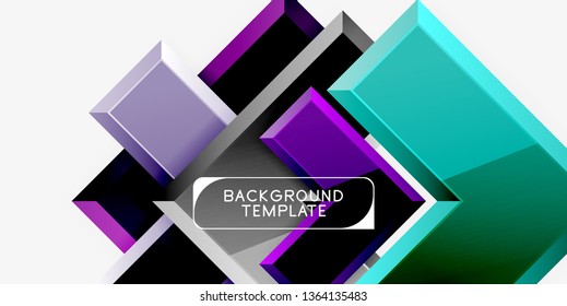 Glossy arrows background, vector illustration