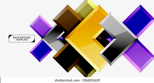 Fondo de las flechas brillante, ilustración vectorial