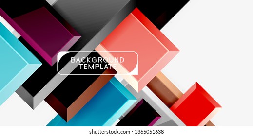 Glossy arrows background, vector illustration