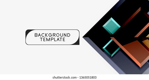 Glossy arrows background, vector illustration