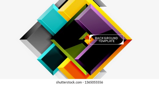 Fondo de las flechas brillante, ilustración vectorial