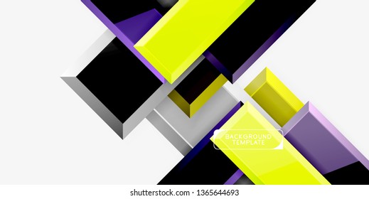 Glossy arrows background, vector illustration