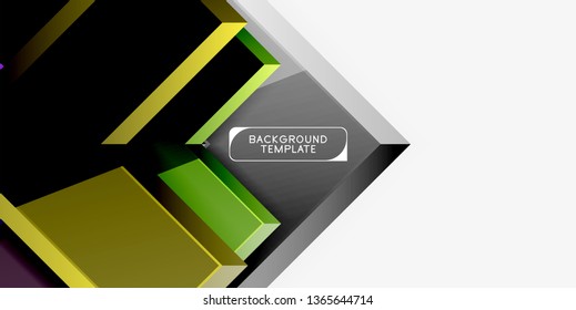 Fondo de las flechas brillante, ilustración vectorial