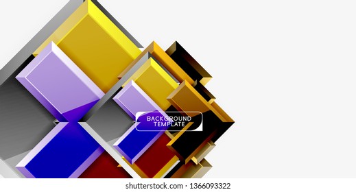 Glossy arrows background, vector illustration