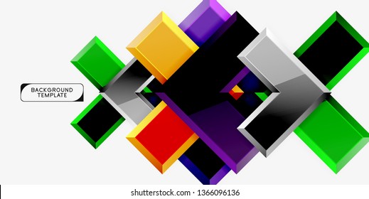 Fondo de las flechas brillante, ilustración vectorial