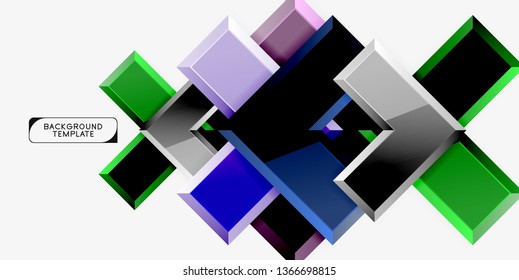 Fondo de las flechas brillante, ilustración vectorial