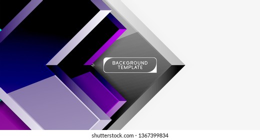 Glossy arrows background, vector illustration
