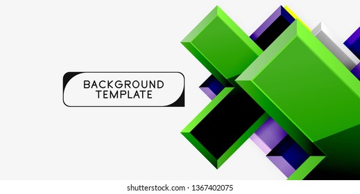 Glossy arrows background, vector illustration