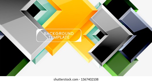 Fondo de las flechas brillante, ilustración vectorial
