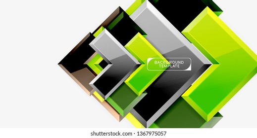Fondo de las flechas brillante, ilustración vectorial