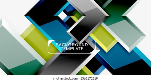 Fondo de las flechas brillante, ilustración vectorial