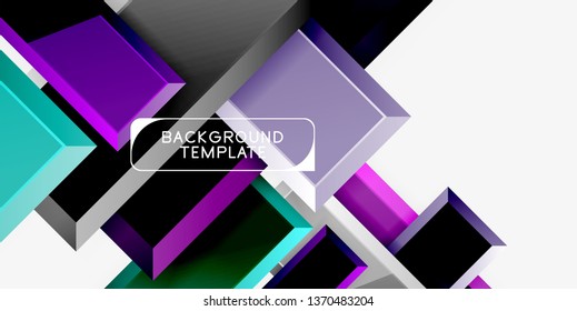 Glossy arrows background, vector illustration