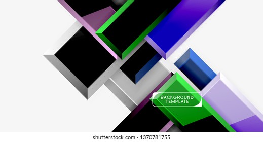 Fondo de las flechas brillante, ilustración vectorial