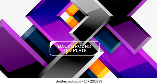 Fondo de las flechas brillante, ilustración vectorial