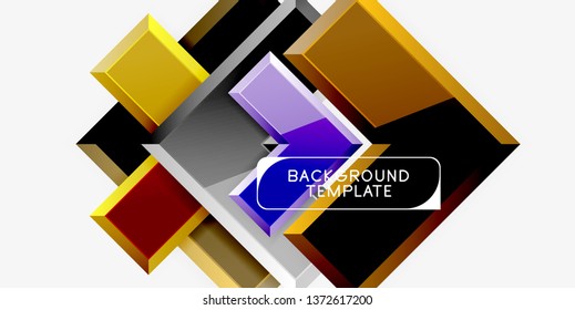 Fondo de las flechas brillante, ilustración vectorial