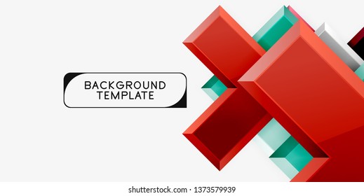 Glossy arrows background, vector illustration