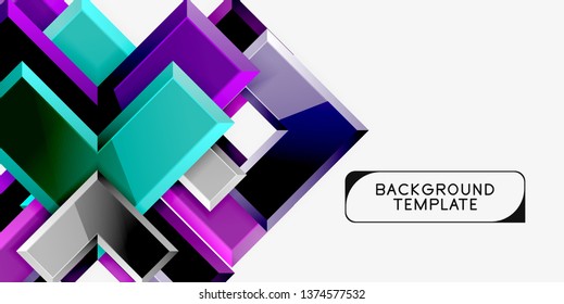 Glossy arrows background, vector illustration