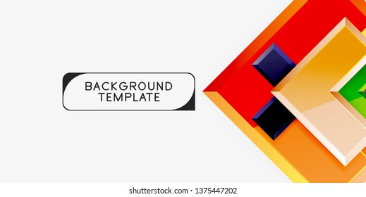 Glossy arrows background, vector illustration