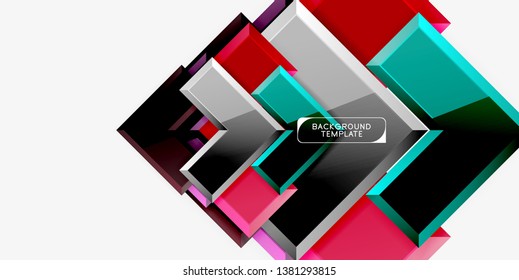Fondo de las flechas brillante, ilustración vectorial