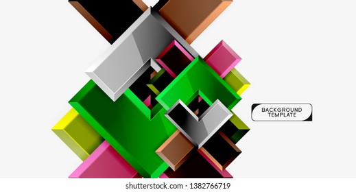 Fundo de setas brilhantes, ilustração vetorial