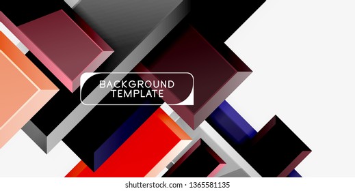 Flechas de brillo fondo geométrico, tecnología vectorial o plantilla de diseño de negocio