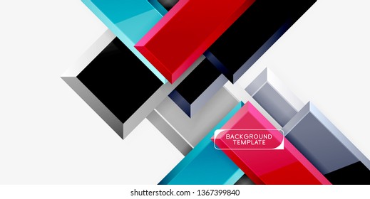 Flechas de brillo fondo geométrico, tecnología vectorial o plantilla de diseño de negocio