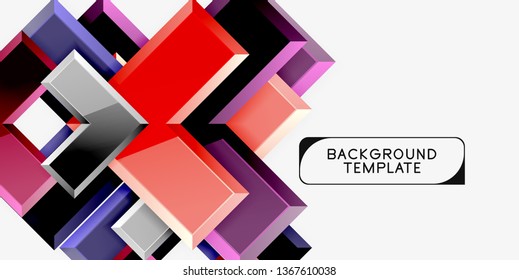 Flechas de brillo fondo geométrico, tecnología vectorial o plantilla de diseño de negocio