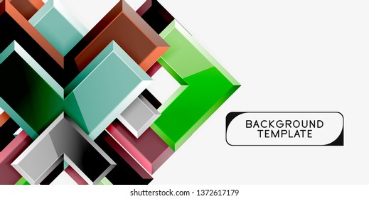 Flechas de brillo fondo geométrico, tecnología vectorial o plantilla de diseño de negocio