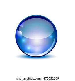 glossy ball