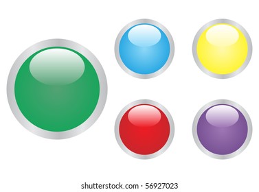 Glossy ball set