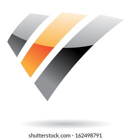 Glossy Bars Abstract Icon